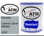 Preview: Porsche, Cosmos Silver Metallic, LK5Y: 1L Lackdose, von ATW Autoteile West.